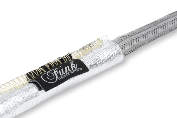 Funk Motorsport Silver Sewn Heat Sleeving
