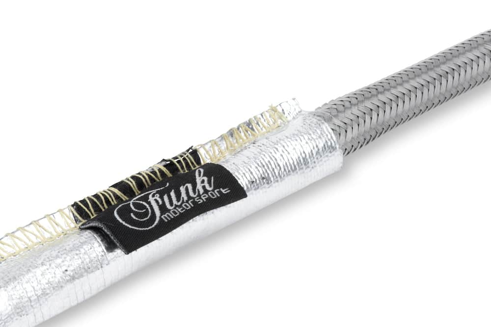 Funk Motorsport Silver Sewn Heat Sleeving