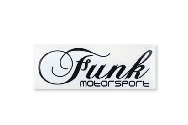 Funk Motorsport Decal - White
