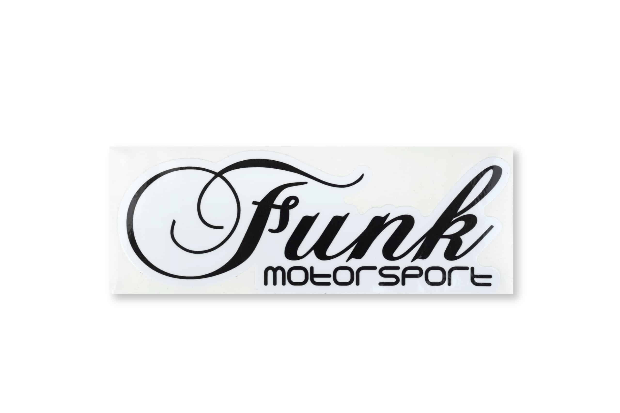 Funk Motorsport Decal - White