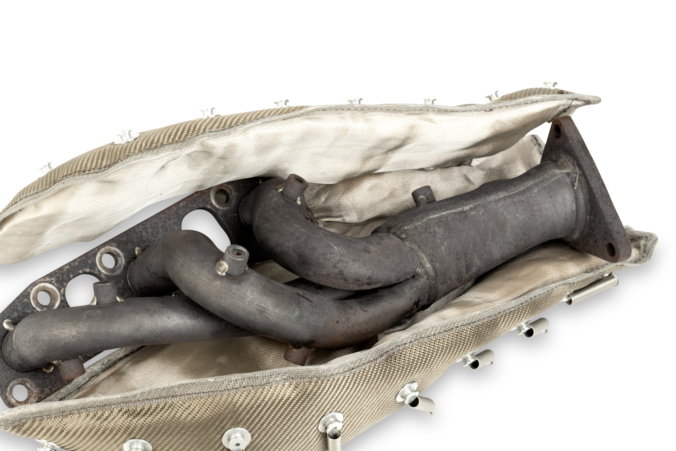 Nissan 530Z Manifold Blankets Exhaust by Funk Motorsport